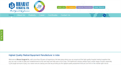 Desktop Screenshot of bharatsurgical.com
